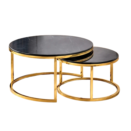 Nested Centre Tables - Black