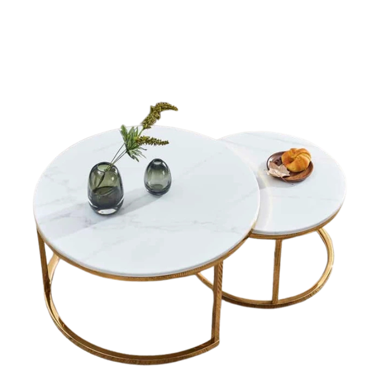 Nested Centre Tables - White