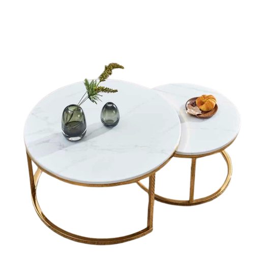 Nested Centre Tables - White